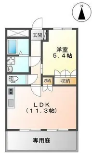 シャルムコート【1階】の間取り