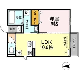 SUNNY【2階】の間取り