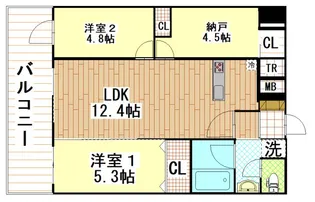 Grand Luce【8階】の間取り