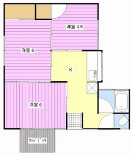 静岡県磐田市二之宮【一戸建】の間取り