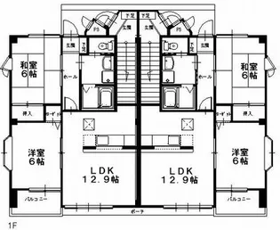 ハイステージ弐番館 A棟【1階】の間取り