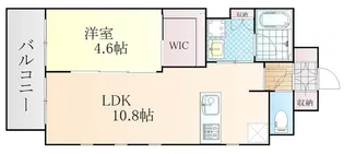 トラストコート中筋【9階】の間取り