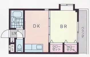アートプラザMK【2階】の間取り