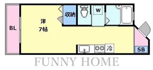 ガーデンハイツ池尻【3階】の間取り