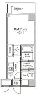 レジディア板橋【4階】の間取り
