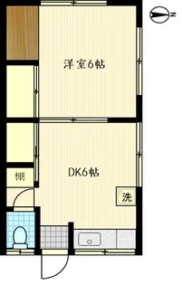 フジアパート【2階】の間取り
