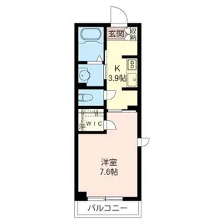 ルナリア【1階】の間取り