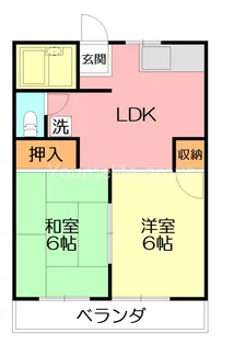 フェリオ小園【1階】の間取り