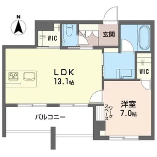 プラネット【3階】の間取り