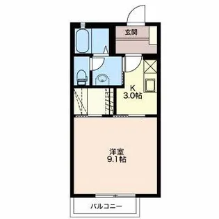 ルミエール ジュネス-K B【1階】の間取り