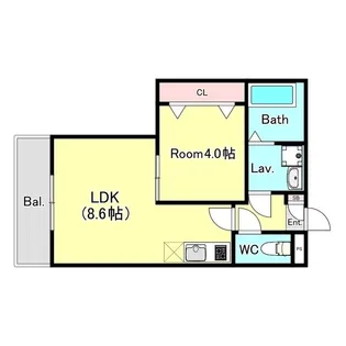 埼玉県春日部市花積【アパート】の間取り