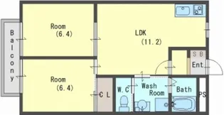 サマックスYUIハイツ【1階】の間取り