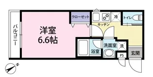 Viale赤迫【4階】の間取り