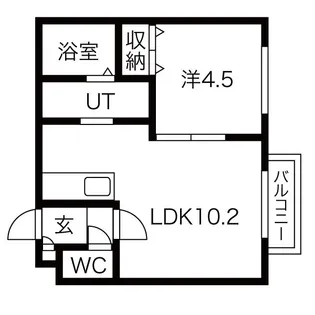 北海道札幌市豊平区平岸四条9【マンション】の間取り