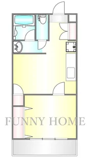 桜上水ビューティーマンション【4階】の間取り