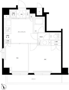 ルーブル都立家政伍番館【2階】の間取り