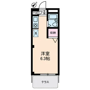 casa de rosa(旧レジデンス田中)【1階】の間取り