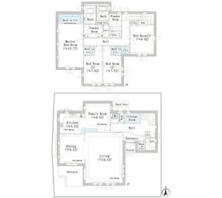 東京都渋谷区大山町【一戸建】の間取り
