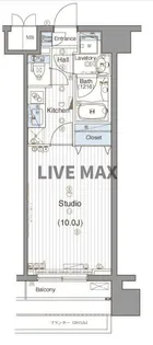 グランド・ガーラ神田【4階】の間取り