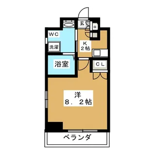WEST VINE I【7階】の間取り