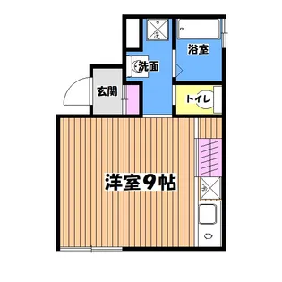 リシェス橋本C【1階】の間取り