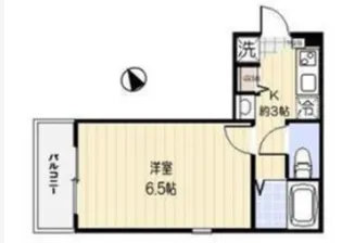 東京都大田区仲池上2【アパート】の間取り