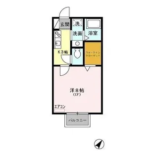 レ ポワソン【2階】の間取り