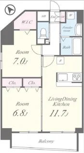 東京都荒川区東尾久1【マンション】の間取り