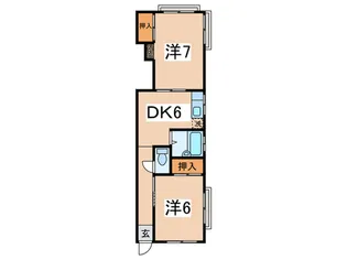 コ-ポ相模台【2階】の間取り
