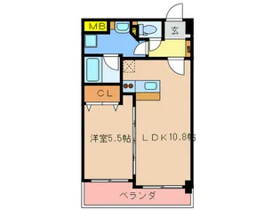 オータムレーベン【4階】の間取り