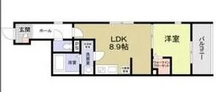 ハイム南阿佐谷【1階】の間取り