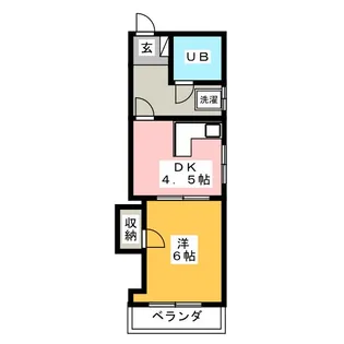 Ucourt金座町【5階】の間取り