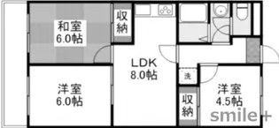エクシードY【2階】の間取り