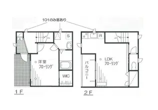 キトキト弦巻【1階】の間取り