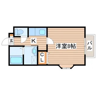 アイケイ2000【2階】の間取り