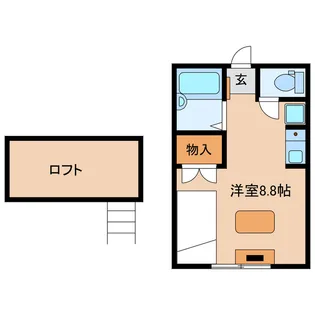 cocosumu I【2階】の間取り