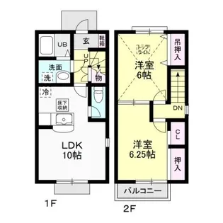 茨城県笠間市美原4【一戸建】の間取り