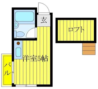 東京都北区岸町2【アパート】の間取り
