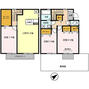 ルーチェセッテの間取り