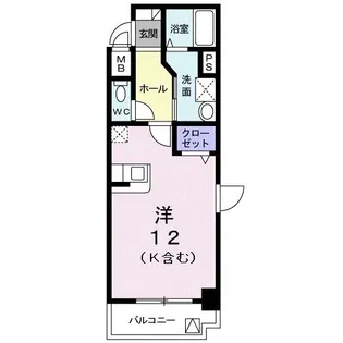 ル・レーヴ【1階】の間取り