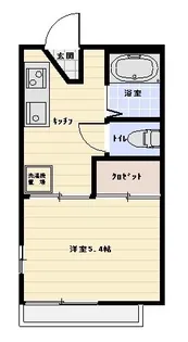 コーポラスストーク【2階】の間取り