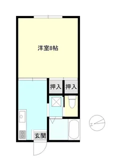 ファミールアオシ【2階】の間取り