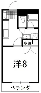 ハイコンスビル4【3階】の間取り