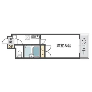 Raffine御所西【1階】の間取り