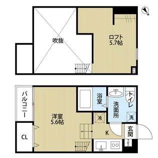 シンフォニア星ヶ丘【1階】の間取り