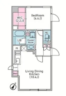 デュオメゾン渋谷松濤【2階】の間取り