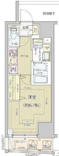 レビスタ白金高輪【11階】の間取り