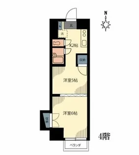 杉山ビル【4階】の間取り