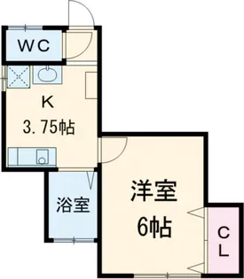 ハウスタカシマA棟【1階】の間取り