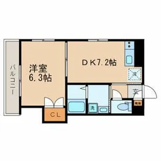 ロイヤルテラス橘亀戸【4階】の間取り